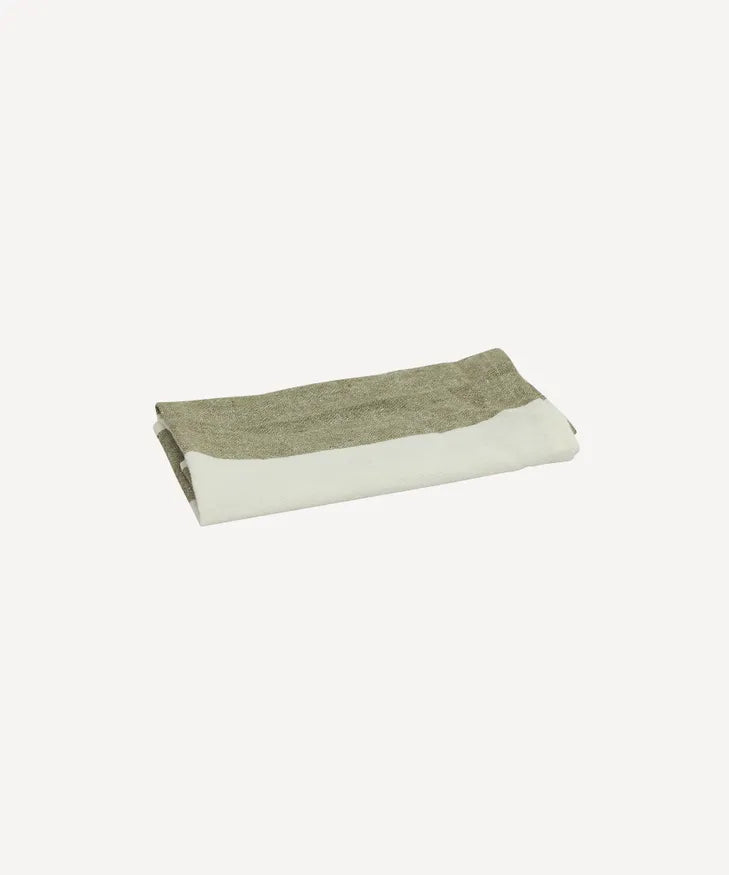 Stripe Napkin Olive 4Pack