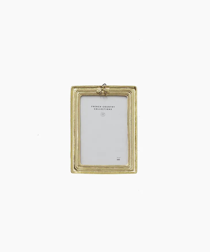 Ribbed Bee Frame Gold 4x6