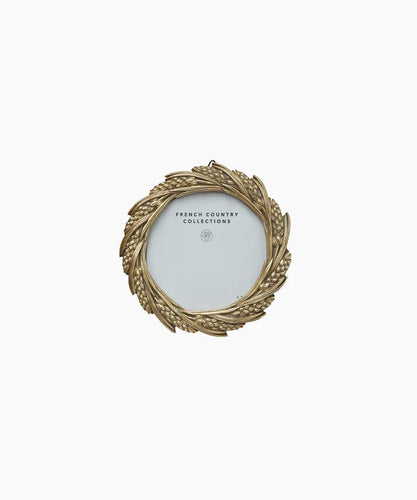 Wheat Round Frame Champange