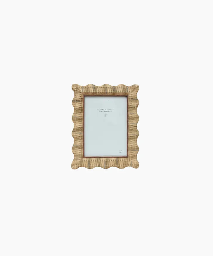 Rattan Wavy Photo Frame 5x7