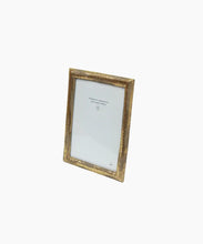 Load image into Gallery viewer, Hammered Gold Photo Frame 5x7