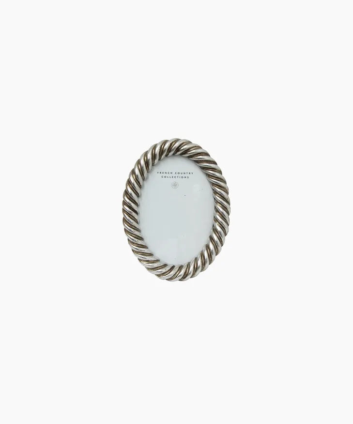 Rope Oval Photo Frame 4x6 09