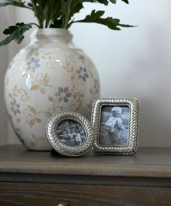 Braided Rope Round Photo Frame 2.5x2.5