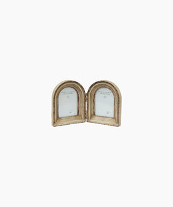 Beech Double Arch Photo Frame 2.5x3.5