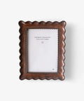 Chestnut Wavy Photo Frame 5x7
