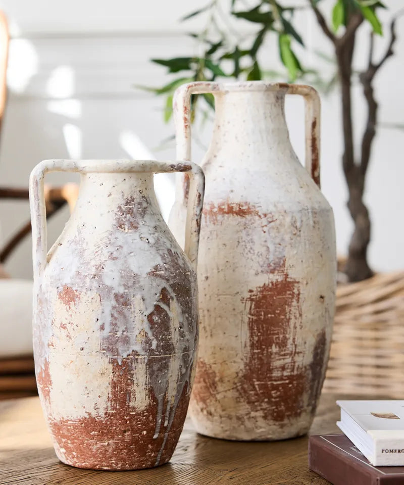 Glacier Terracotta Urn Tall