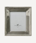 Beaded Nickel Rectangle Photo frame 3x4