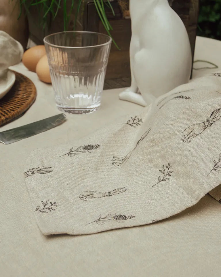 Harold Petite Linen Tea Towel