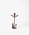 Rabbit & Leaf Candleholder Medium