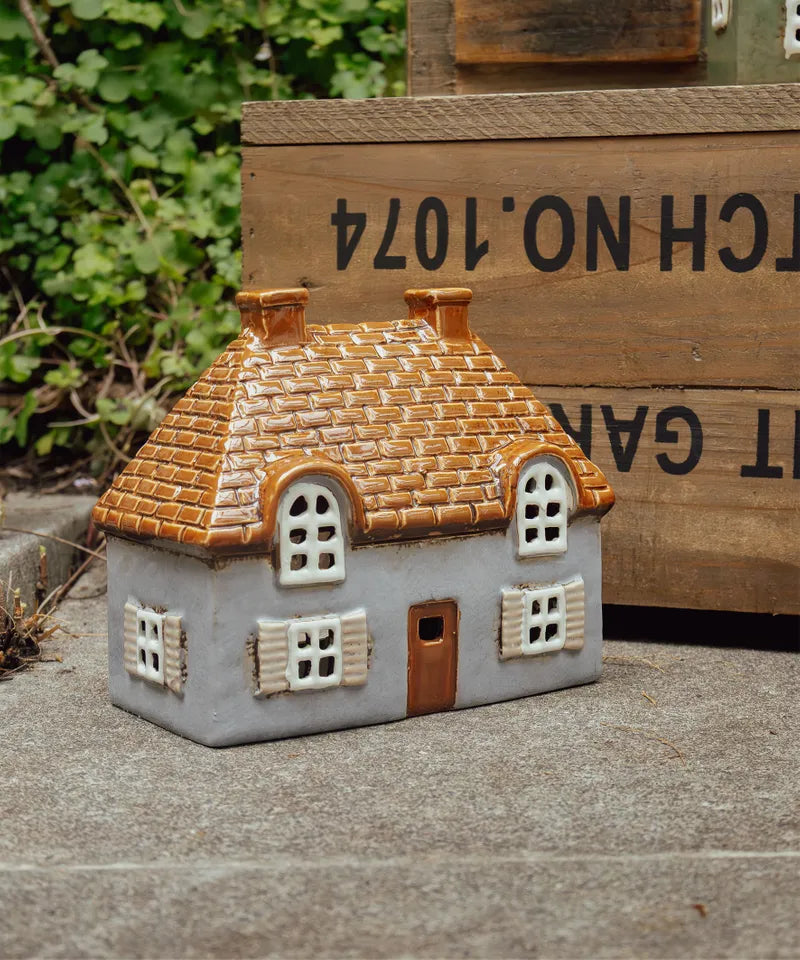 Cotswold Tealight Cottage Blue (YA0093)