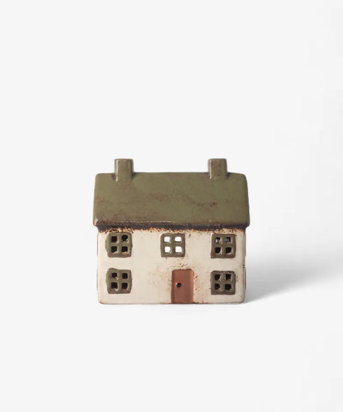 Alsace Cottage Tealight Olive Green (YA0095)