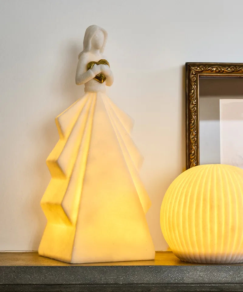 Angel with Heart Light Up