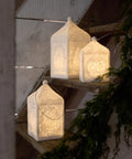 Lantern with Bells Lightup Medium