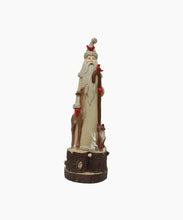 Load image into Gallery viewer, Tall Santa with Forest Animals