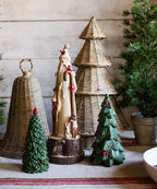 Tall Santa with Forest Animals