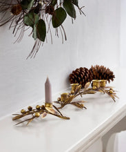Load image into Gallery viewer, Mistletoe Iron Candleholder Large