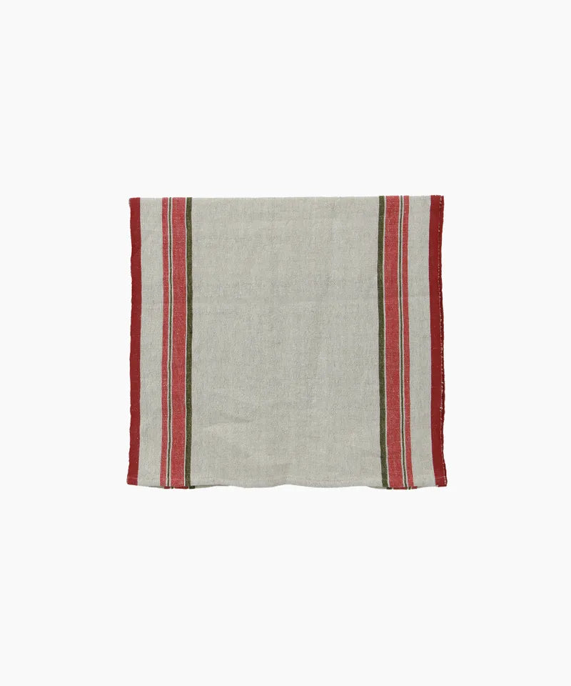 Red Selvedge Stripe Table Runner