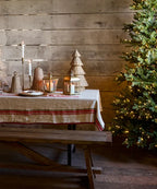 Red Selvedge Stripe Table Runner