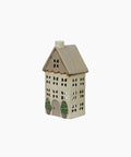 Christmas Tree Light house Stone with Pots Medium
