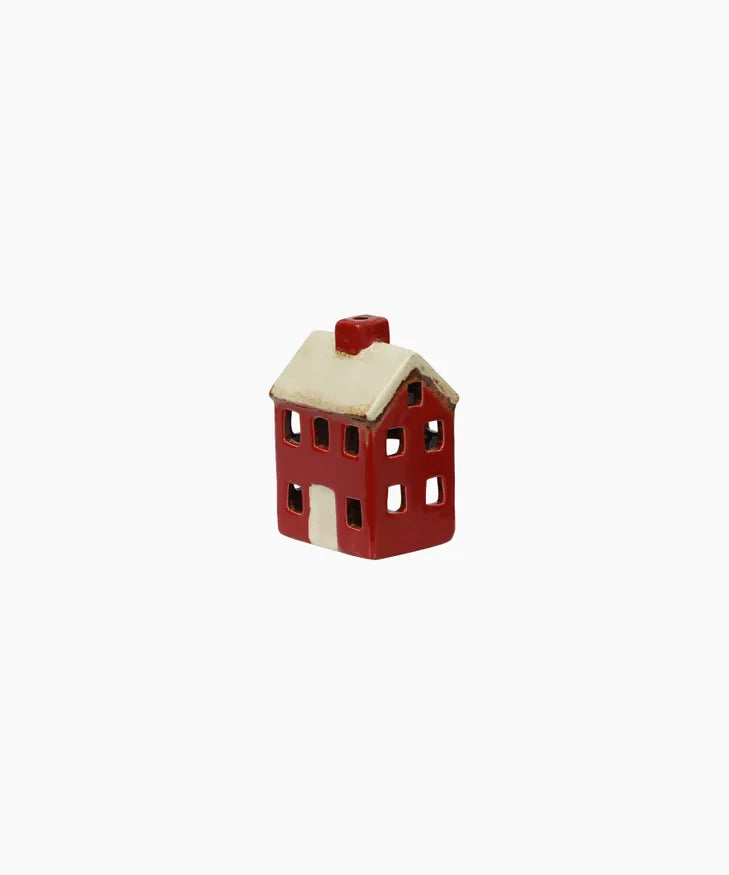 Alsace Petite tea Light Chalet Red Cream