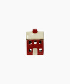 Alsace Petite Tealight Chalet Red Cream
