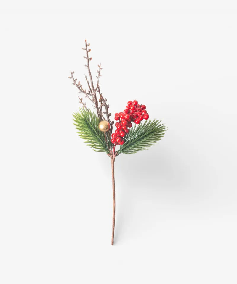 Festive Sprig Pick 4piece