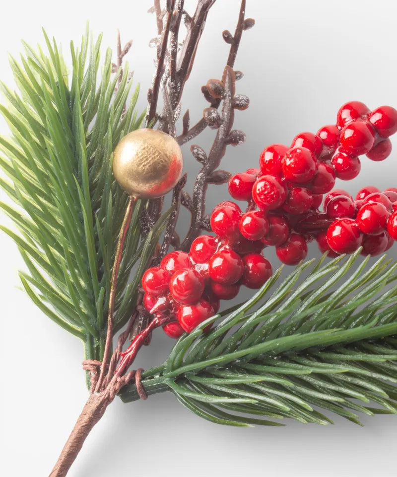 Festive Sprig Pick 4piece