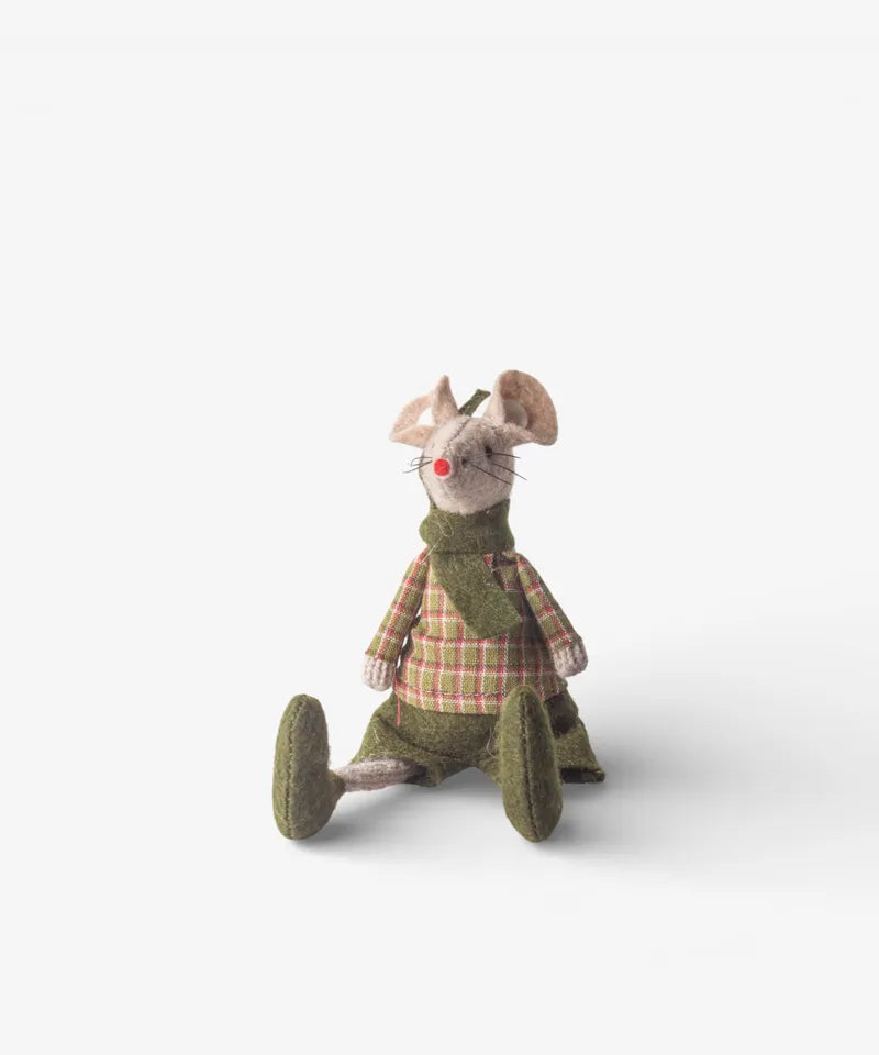 Green Billy Mouse Sitting