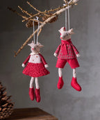 Red Edna Mouse Hanging