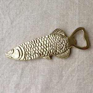 Fish Bottle Opener Gold
