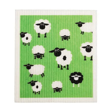 Load image into Gallery viewer, Retro Kitchen Dish Cloth Sheep