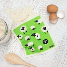 Load image into Gallery viewer, Retro Kitchen Dish Cloth Sheep