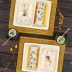 HF Pressed Flowers Napkins