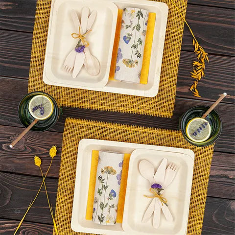 HF Pressed Flowers Napkins