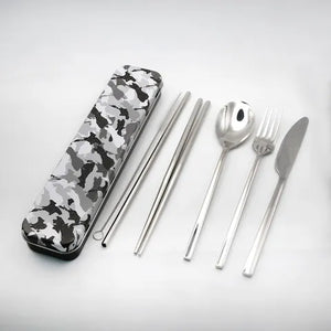 Dishy Cutlery 8pce Camo Set