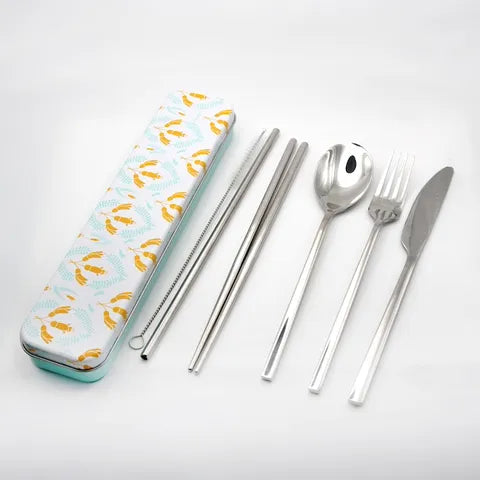 Dishy Kowhai Cutlery Set 8Piece