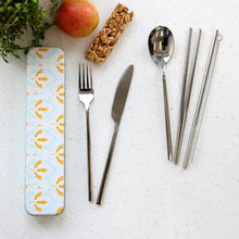 Load image into Gallery viewer, Dishy Kowhai Cutlery Set 8Piece