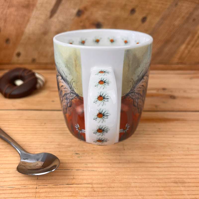 Horse & Flowers Mug
