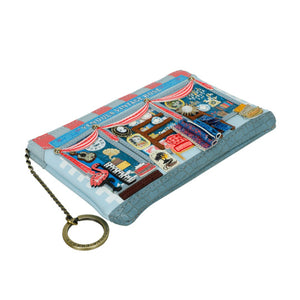 Vintage Rose Zipper Coin Purse