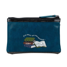 Load image into Gallery viewer, Between the Covers Bookbinders Zipper Coin Purse