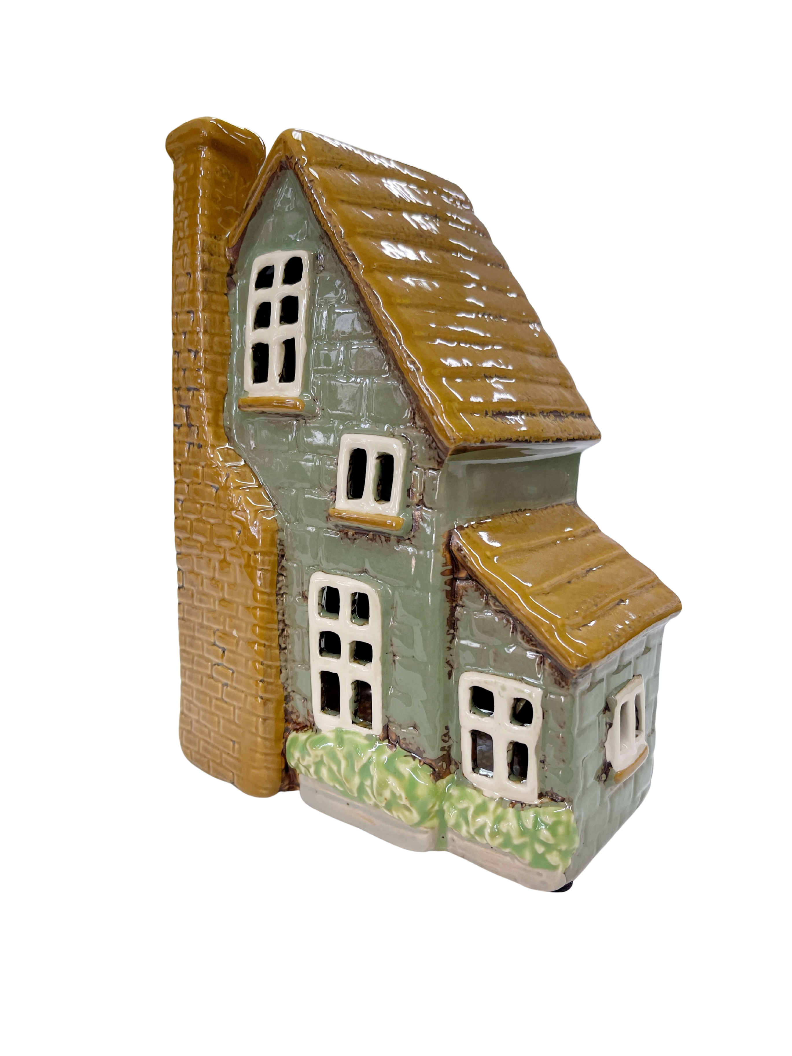 Green Stone Cottage TeaLight 054