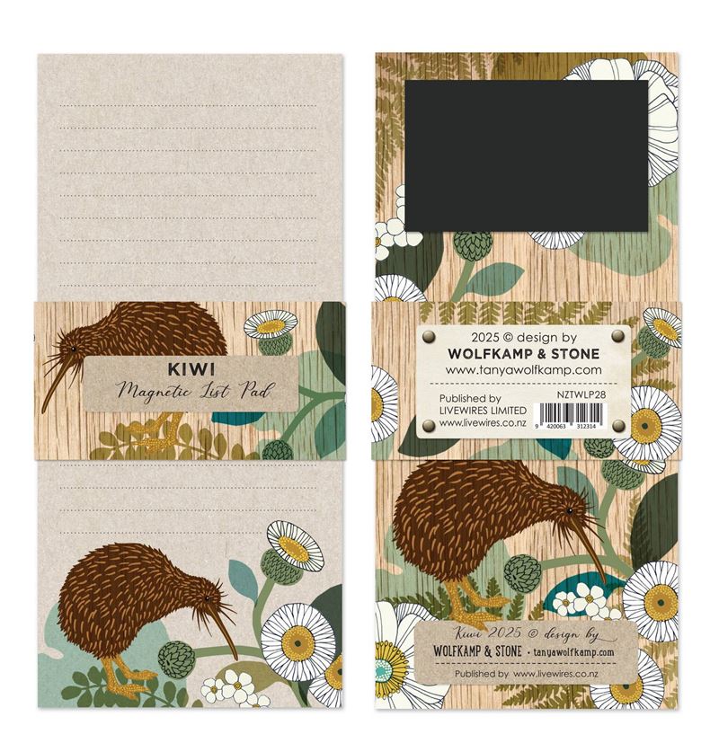 Kiwi Magnectic List Pad