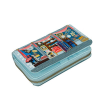 Load image into Gallery viewer, Vintage Rose Med Ziparound Wallet