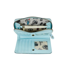 Load image into Gallery viewer, Vintage Rose Med Ziparound Wallet