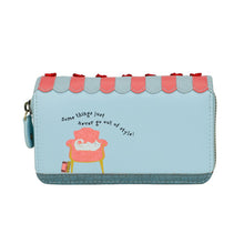 Load image into Gallery viewer, Vintage Rose Med Ziparound Wallet