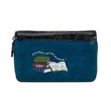 Load image into Gallery viewer, Between the Cover Bookbinders Medium Ziparound Wallet