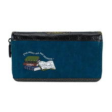 Load image into Gallery viewer, Between the Covers Bookbinders Large Ziparound Wallet