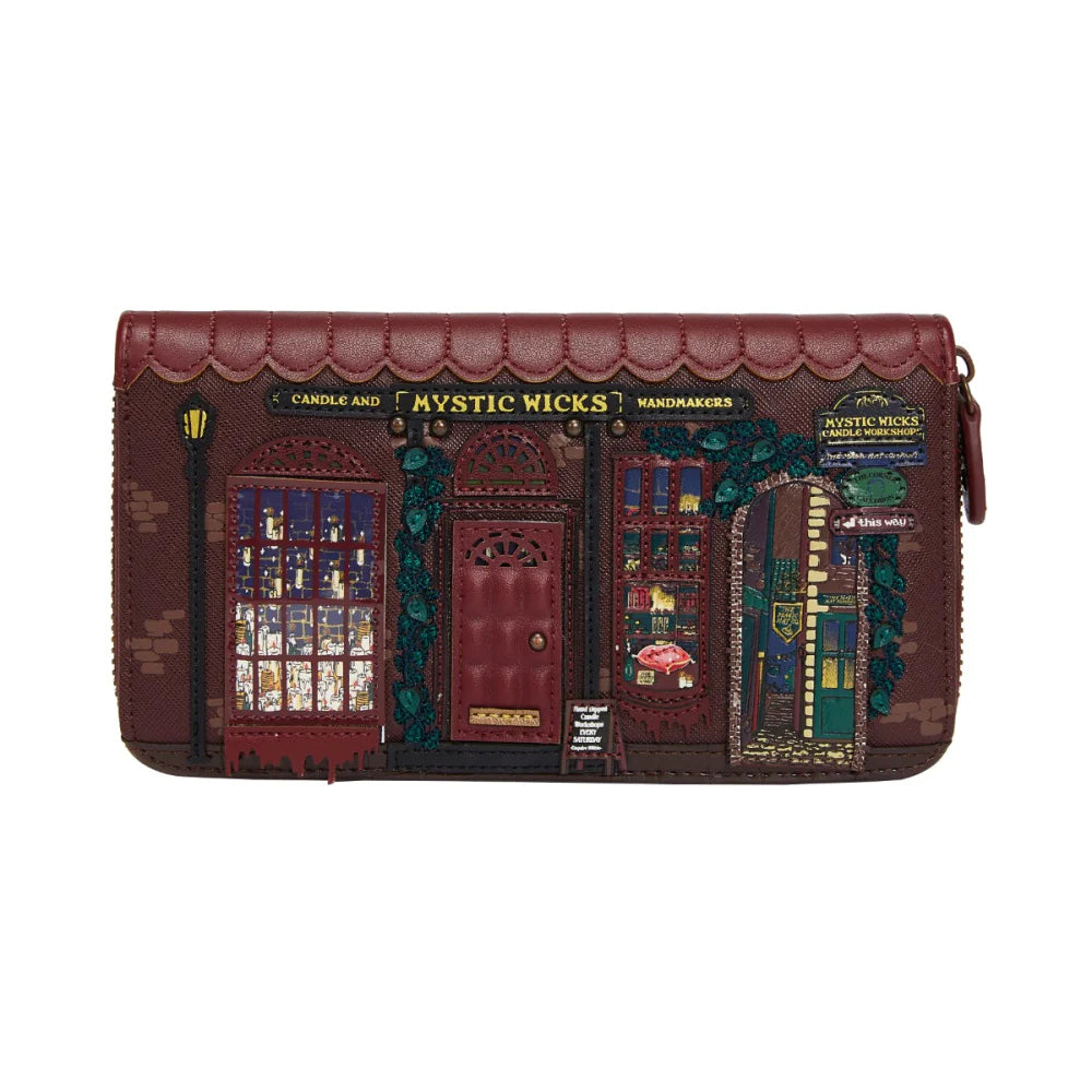 Mystic Wicks Candle & Wandmakers Large Ziparound Wallet