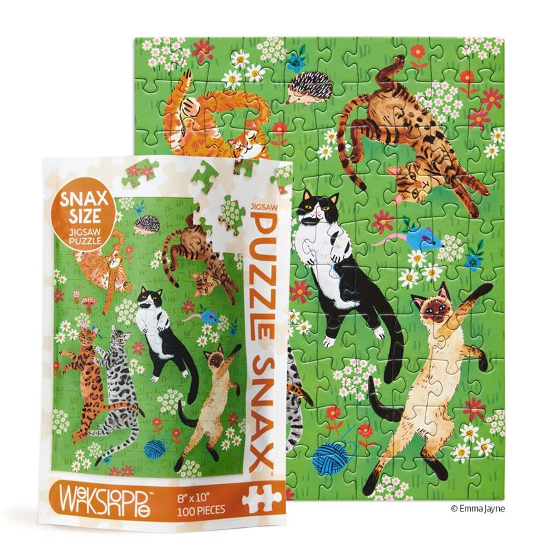 Cat Nap 100pce Puzzle Snax