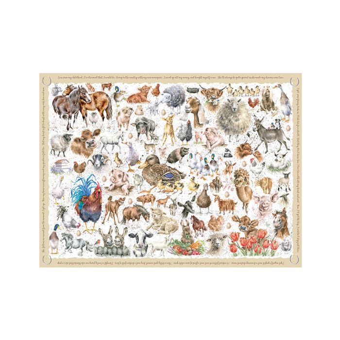 Wrendale Puzzle Farmyard Friends